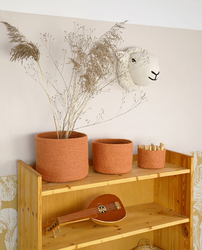 Nattiot Ilse Amber Set of 3 Storage Baskets