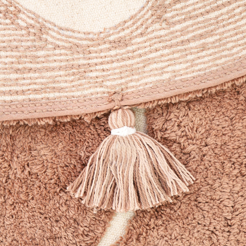 Nattiot Yva Bohemian Children's Rug with Pompoms