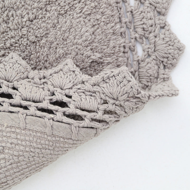 Nattiot Perla Gray Crochet Finish Rug