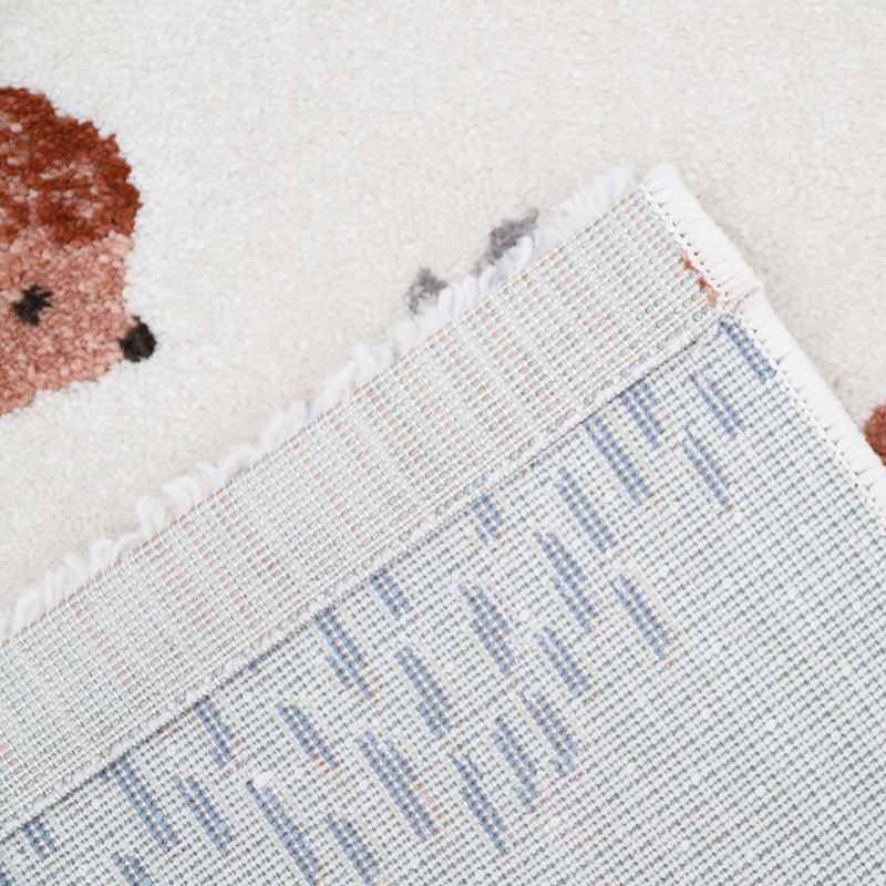 Nattiot Forest Dream M Children's Rug with Forest Animals Pattern
