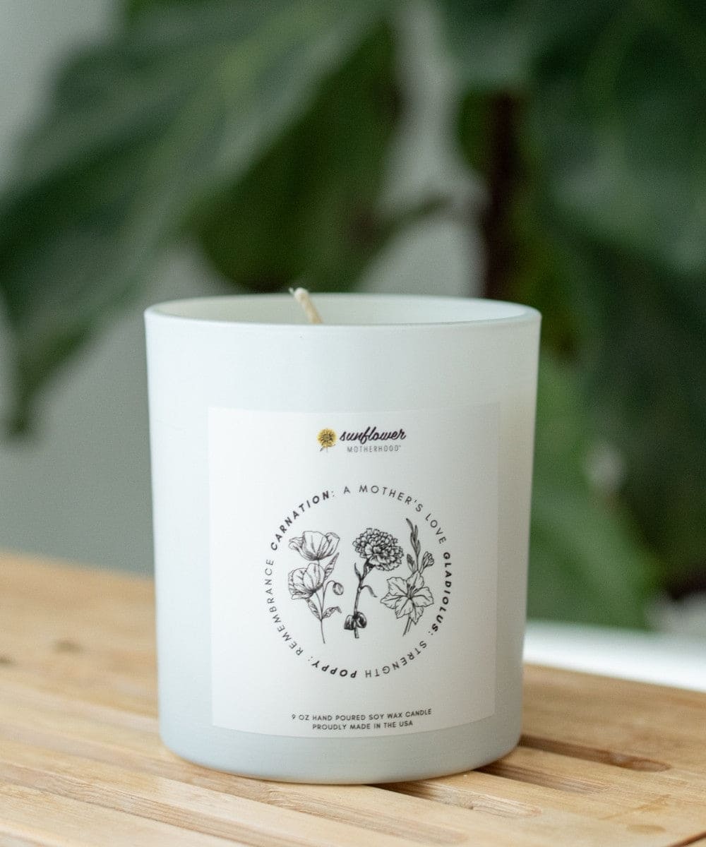 Sunflower Motherhood Remembrance Healing Candle