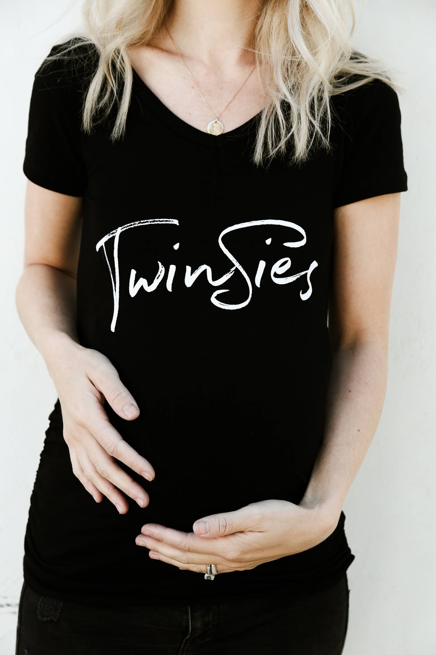 TWINSIES Maternity Shirt - Delilah's Maternity