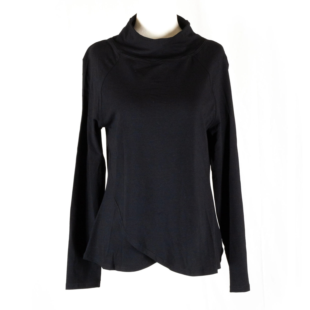 Cross Front Maternity and Nursing Turtleneck - Delilah's Maternity