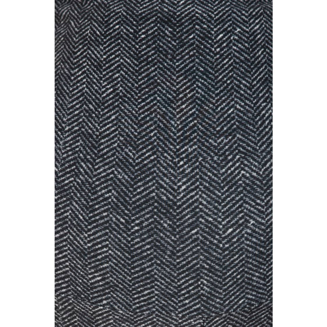 Close-up of herringbone pattern.