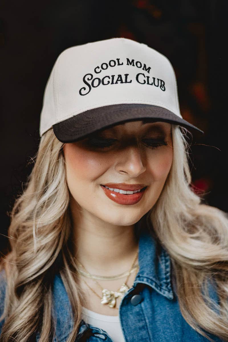 Cool Mom Social Club Mother's Day Retro Two-Toned Hat