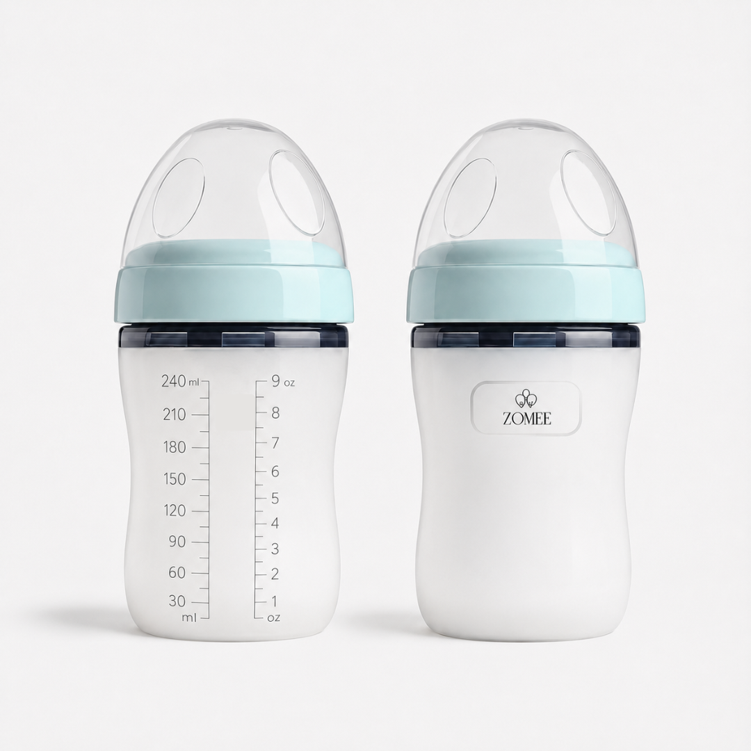 Zomee Silicone Feeding Bottle Set