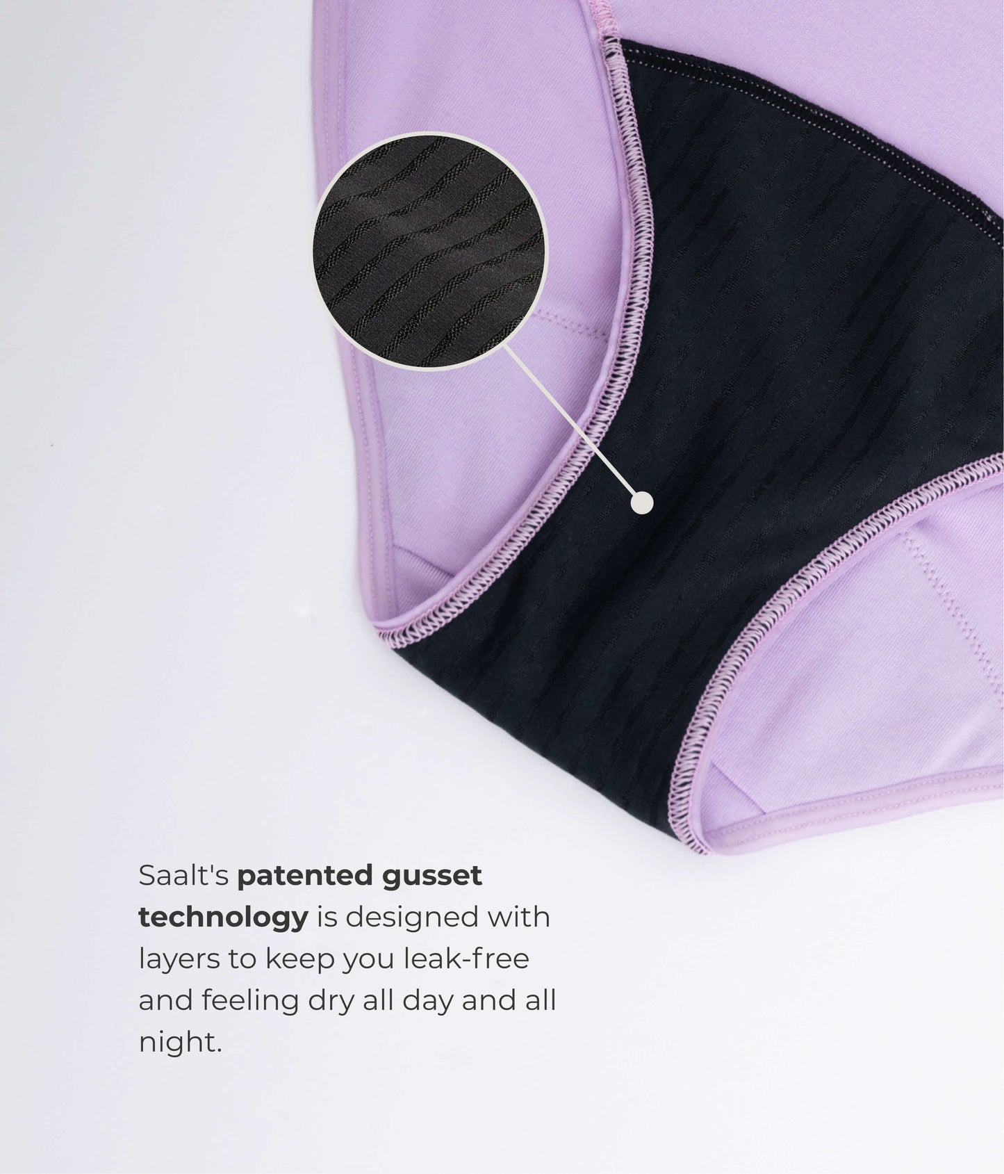 Saalt Leakproof Cotton Bikini Period Underwear