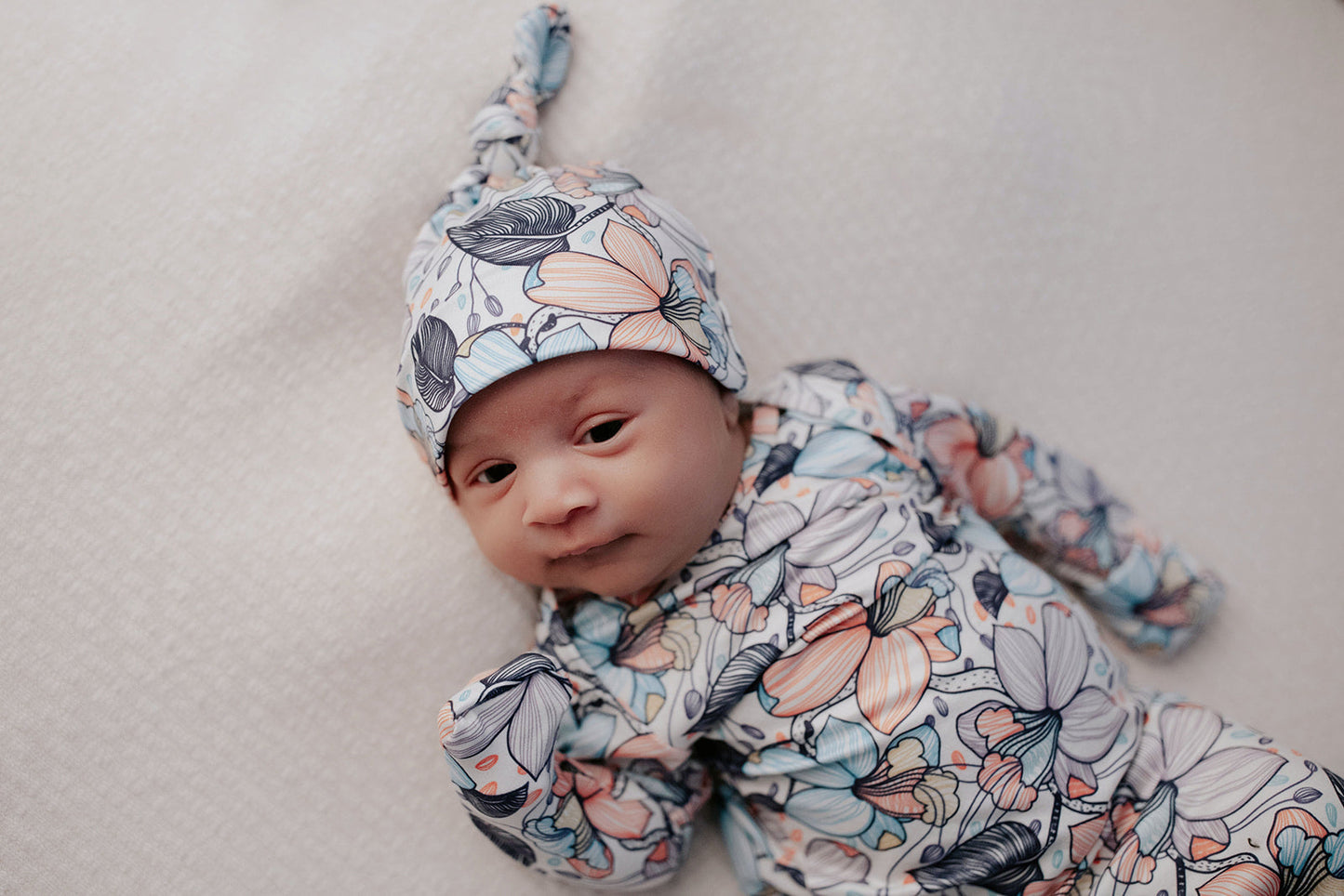 Three Little Tots Flower Bloom Newborn Hat