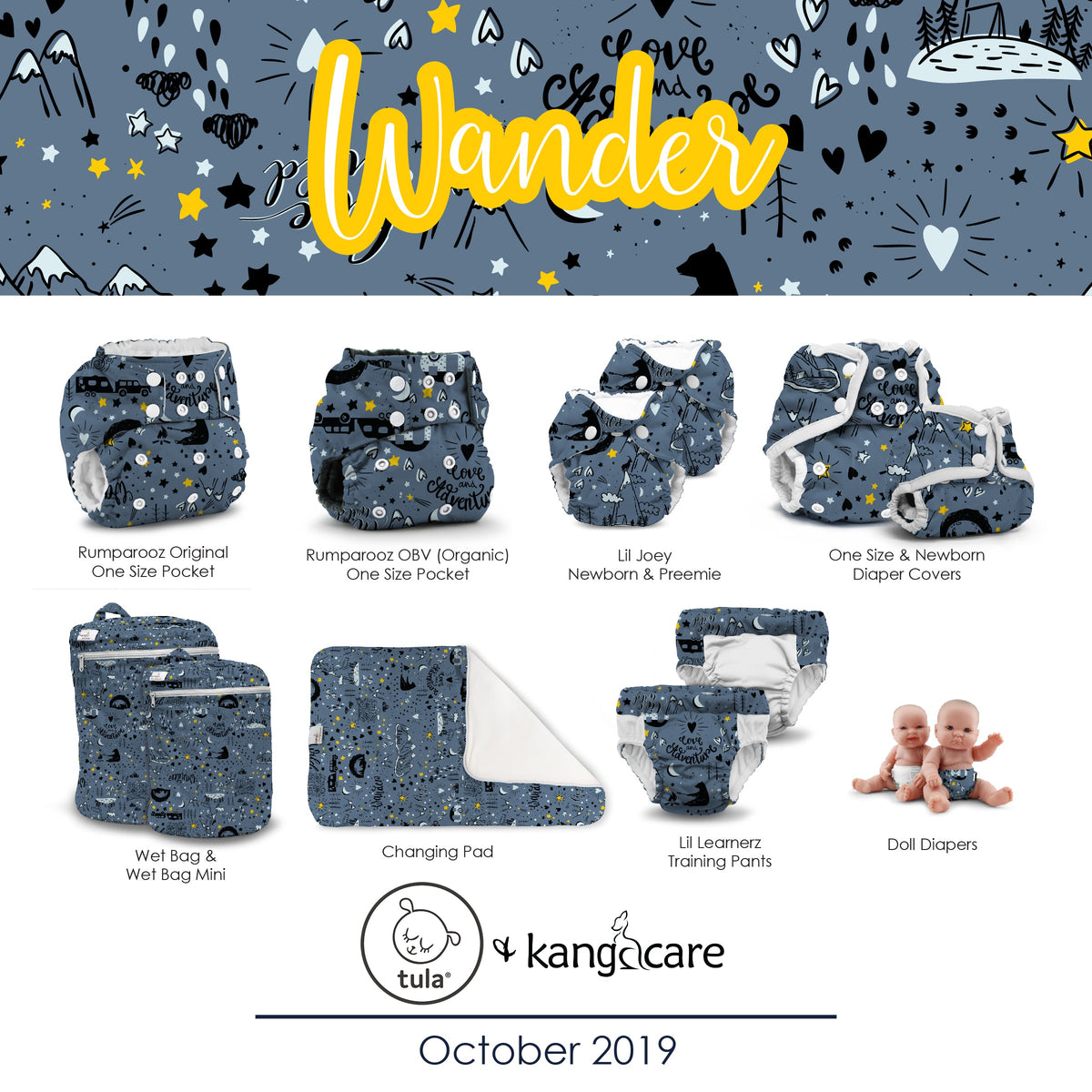 Kanga Care Wet Bag Mini - Tula Wander