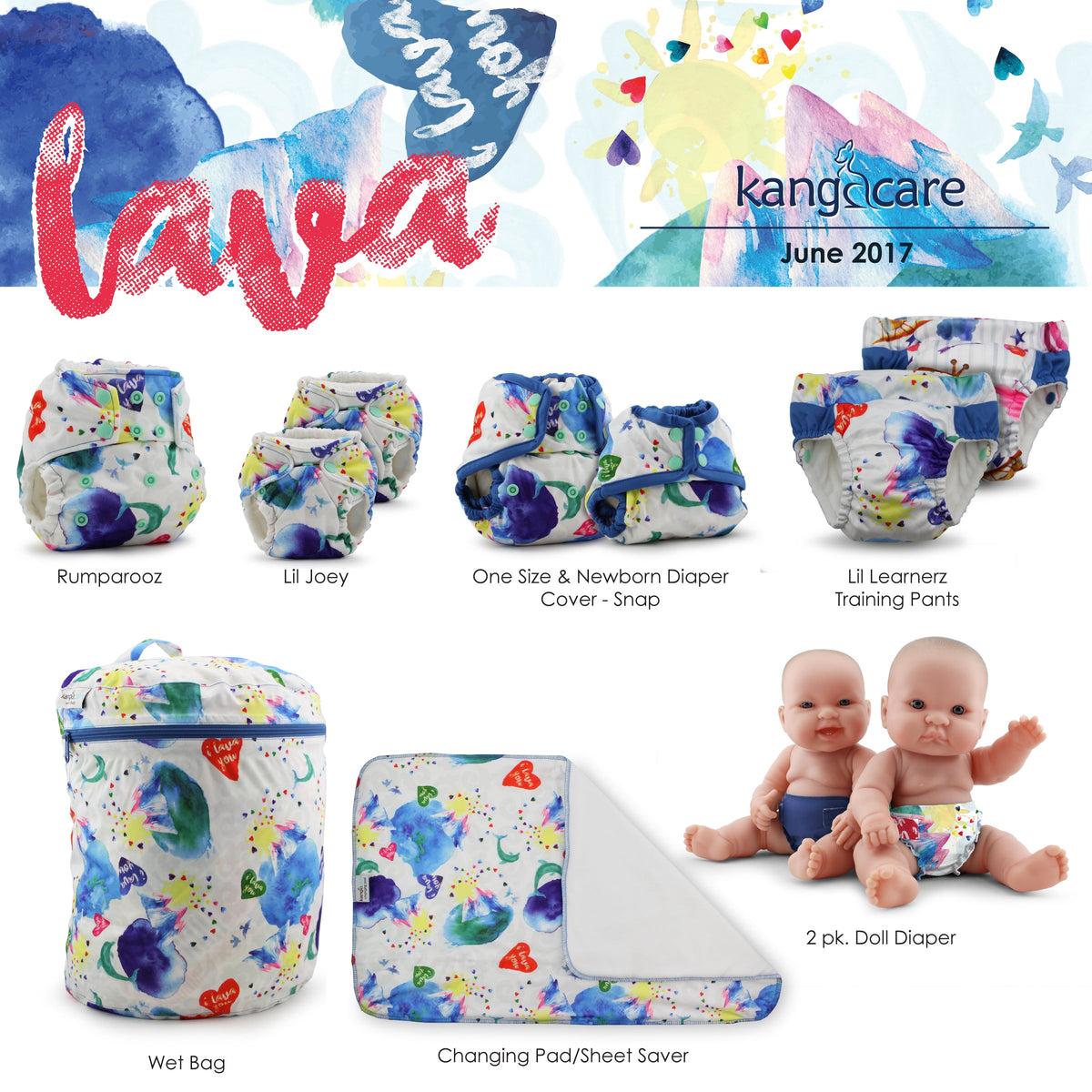 Kanga Care Rumparooz One Size Cloth Diaper Covers - Lava