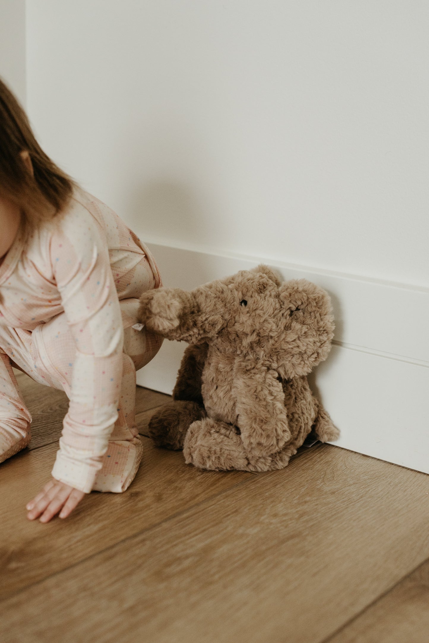 LURE Peek-a-Boo Baby Sleeper Blush Sprinkle / Checkered
