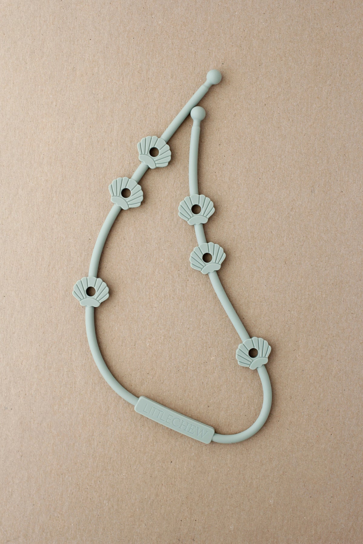 littleCHEW Silicone Shel Attachment - Sage