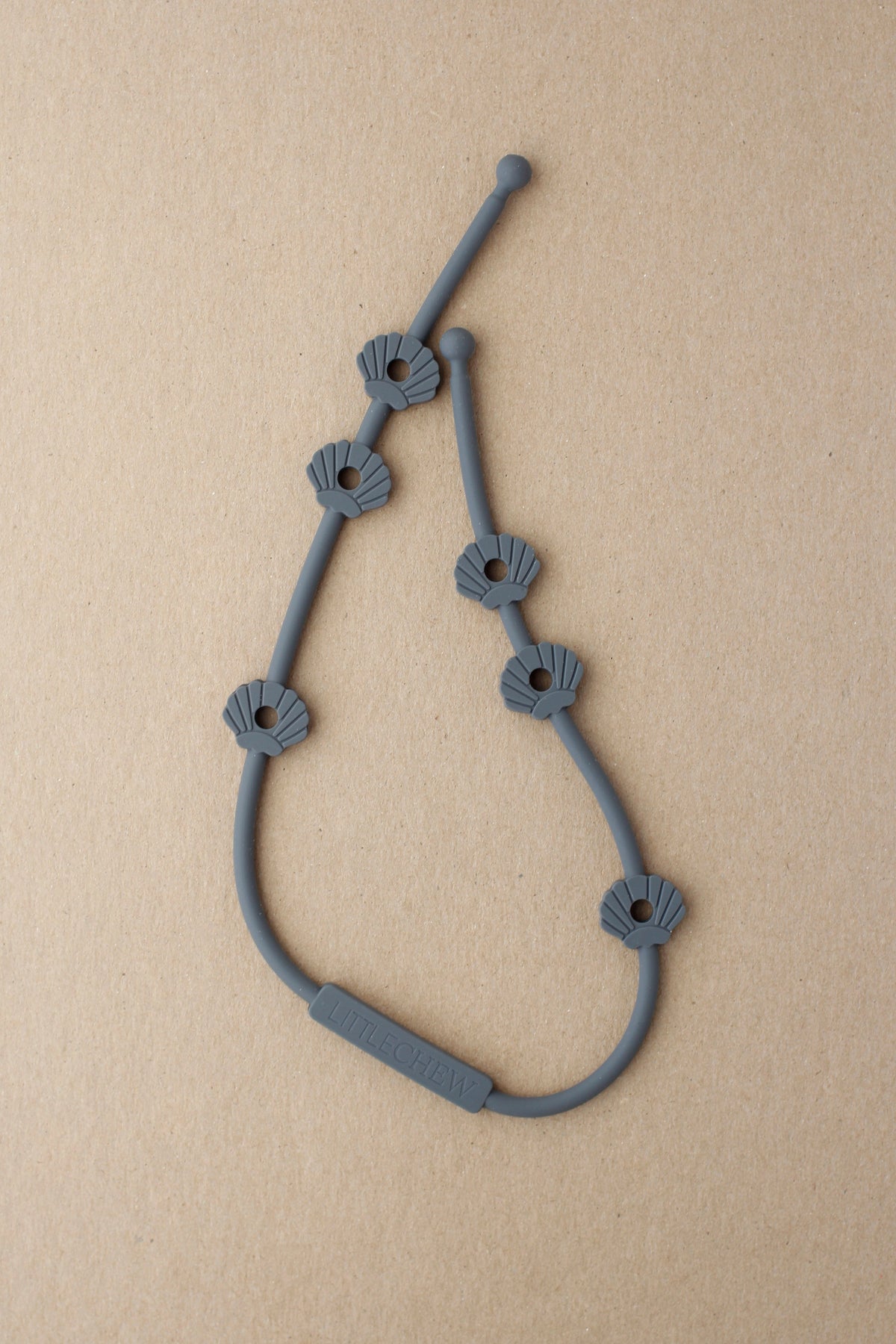 littleCHEW Silicone Shel Attachment - Charcoal
