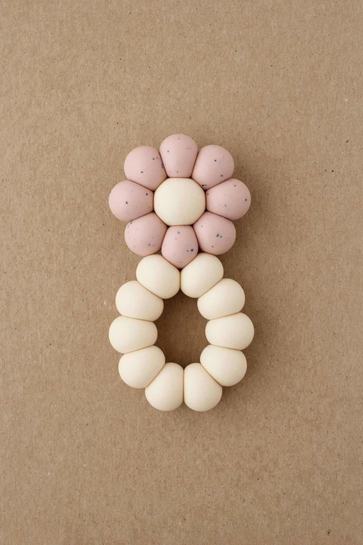 littleCHEW Freezer Teether - Chamomile | Speckled Rose
