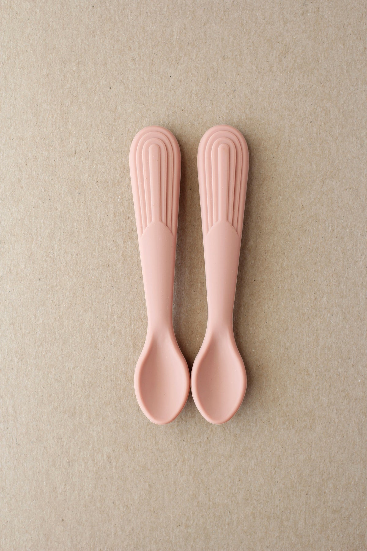littleCHEW Rainbow Silicone Spoon - Cameo