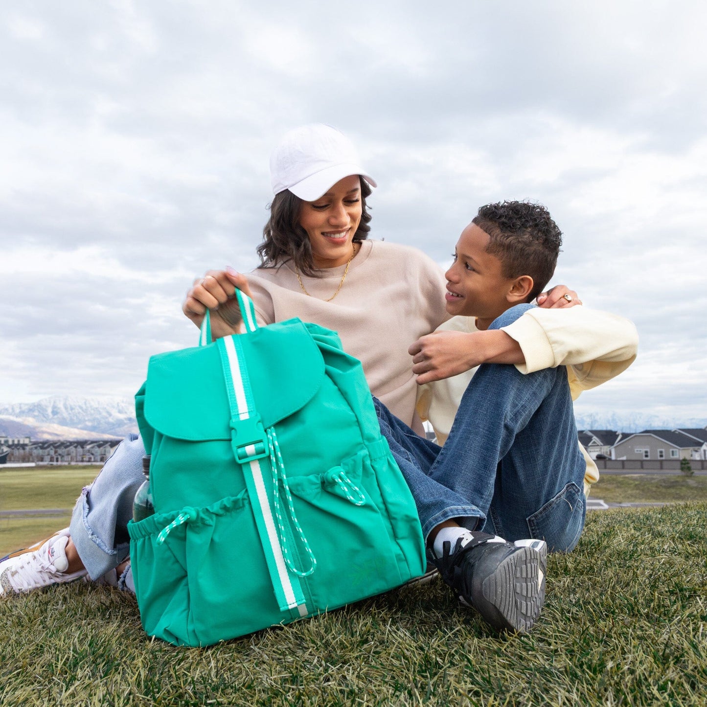 Freshly Picked Kelly Motion Drawcord Backpack