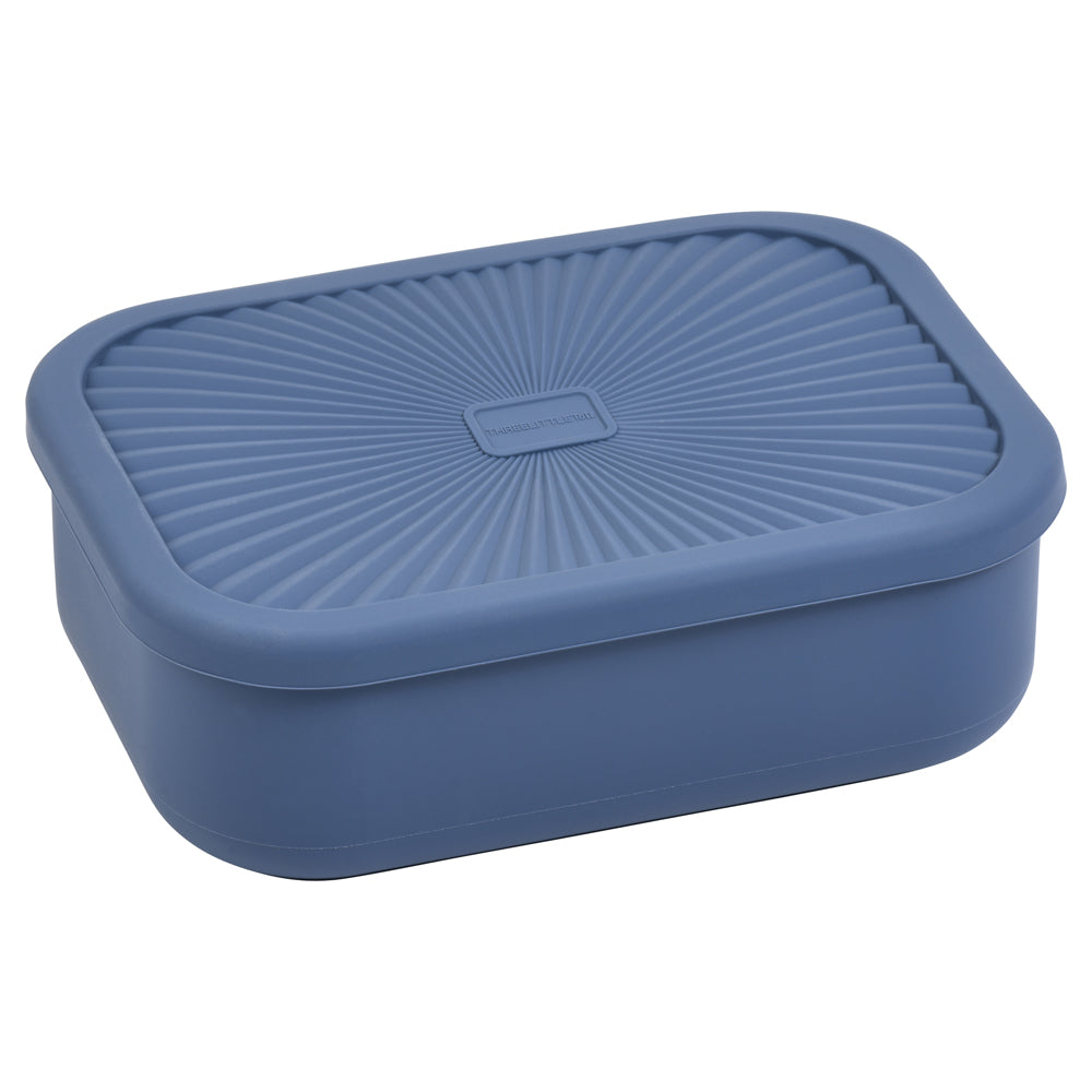 Three Little Tots Dusty Blue Bento Box for Kids or Adults