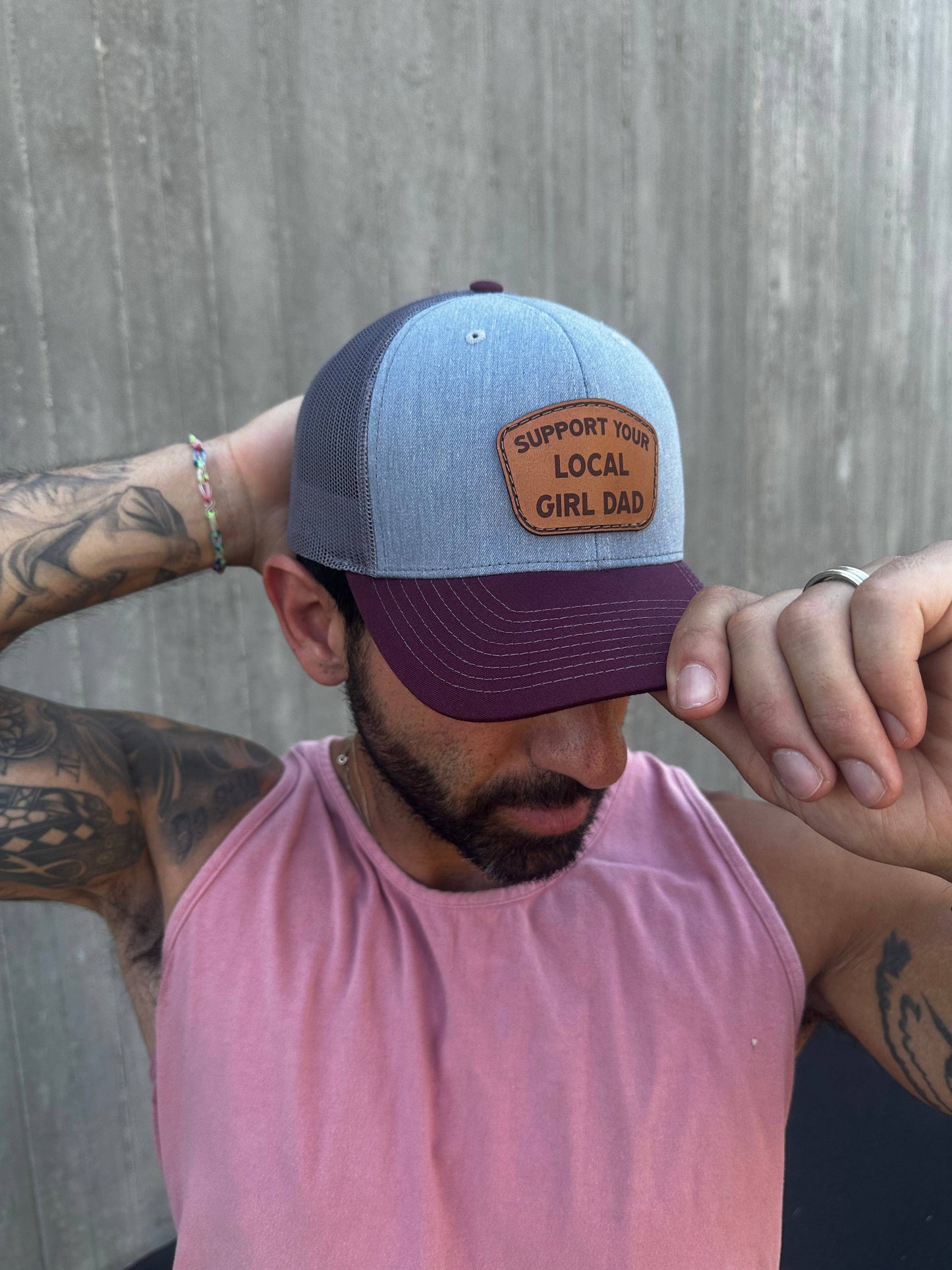 Support Your Local Girl Dad Patch Hat