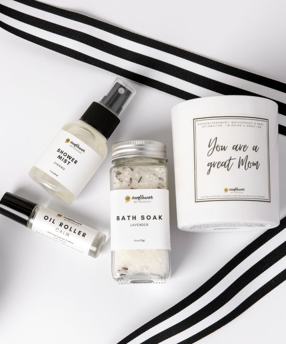 Sunflower Motherhood Relax + Unwind Bundle - Soothing Self-Care Essentials