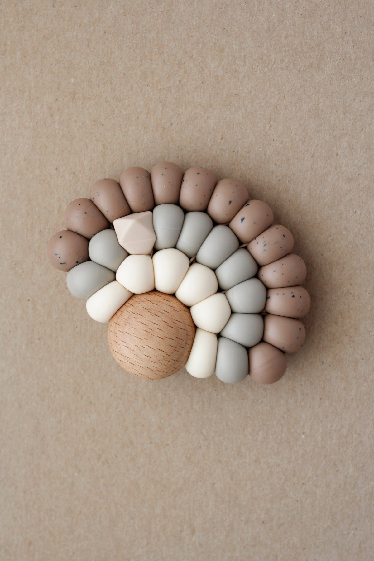 littleCHEW Rainbow Teether - Truffle