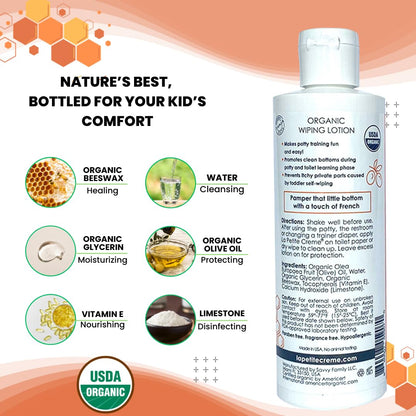 La Petite Cream Organic Wiping Lotion for Kids