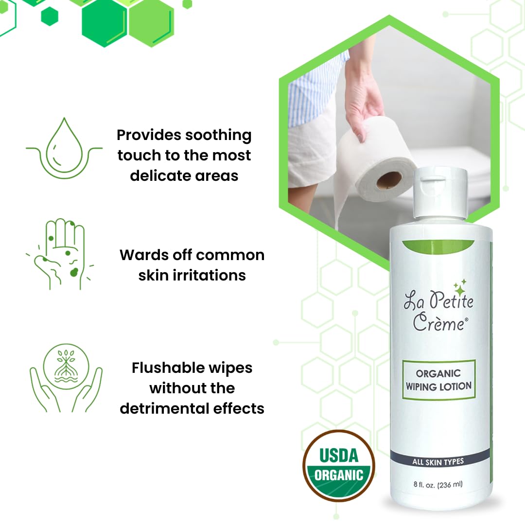 La Petite Cream Organic Wiping Lotion for Adults