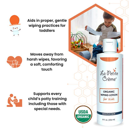 La Petite Cream Organic Wiping Lotion for Kids