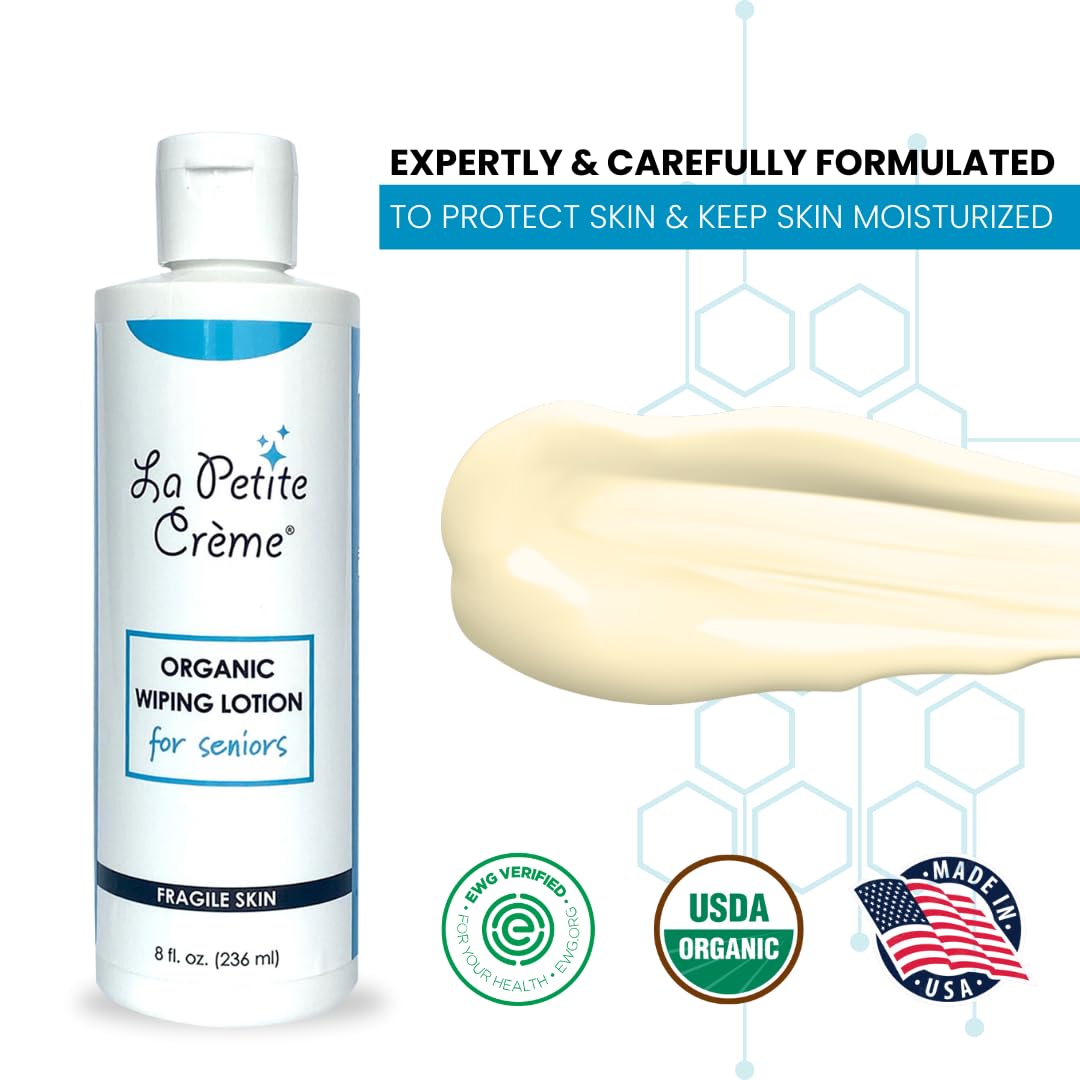 La Petite Cream Organic Wiping Lotion for Seniors