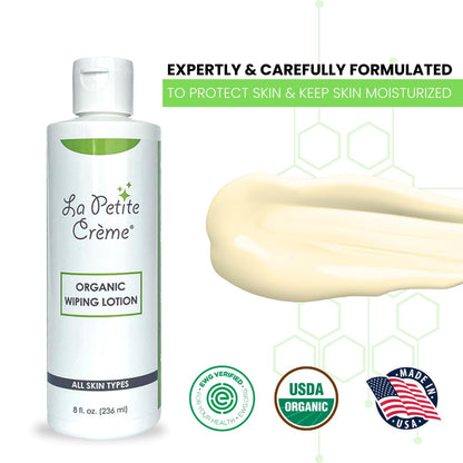 La Petite Cream Organic Wiping Lotion for Adults