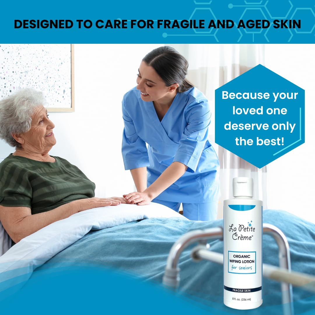 La Petite Cream Organic Wiping Lotion for Seniors