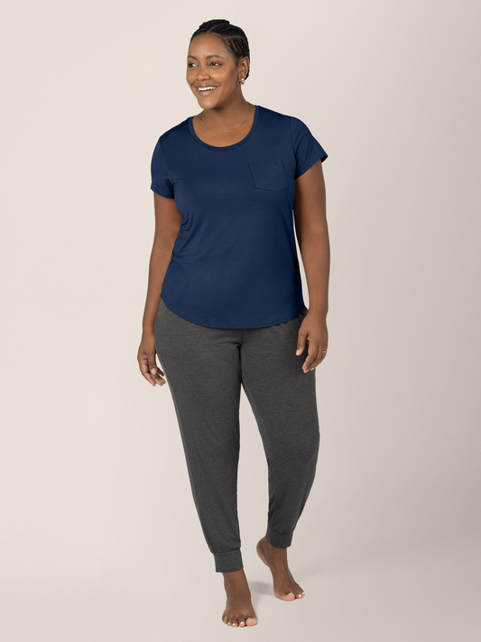 Kindred Bravely Everyday Maternity & Nursing T-shirt Navy