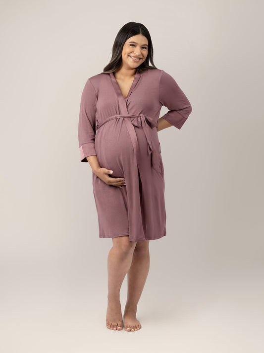 Kindred Bravely Emmaline Robe Twilight - Soft Maternity & Postpartum Robe