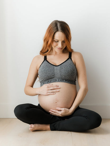 Kindred Bravely Sublime Nursing Sports Bra Heather Grey