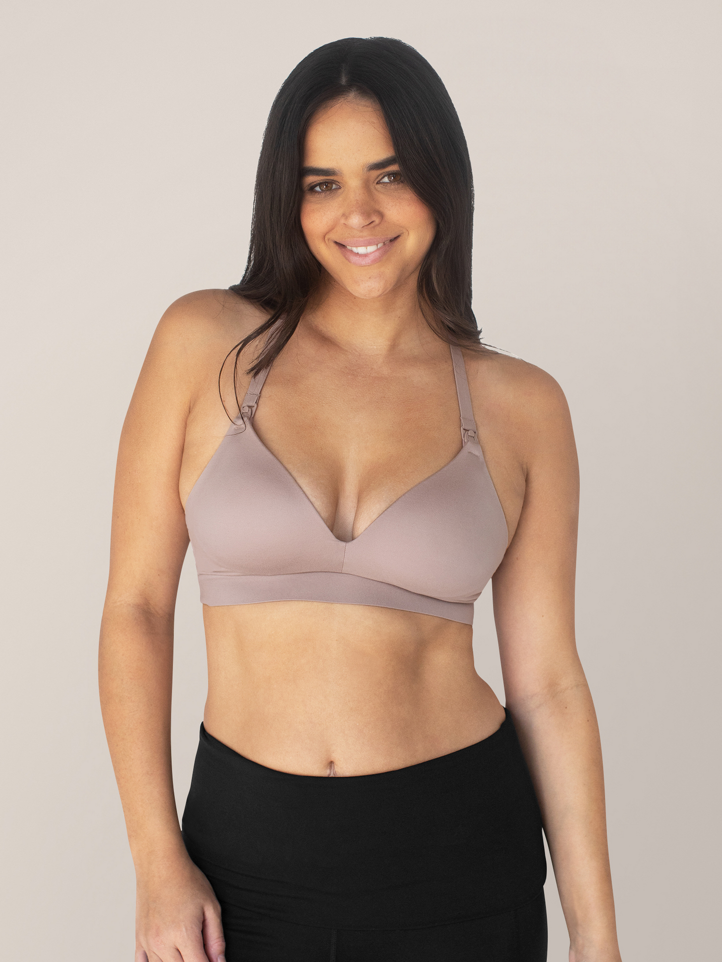 Kindred Bravely Minimalist Hands-Free Pumping & Nursing Bra Lilac Stone