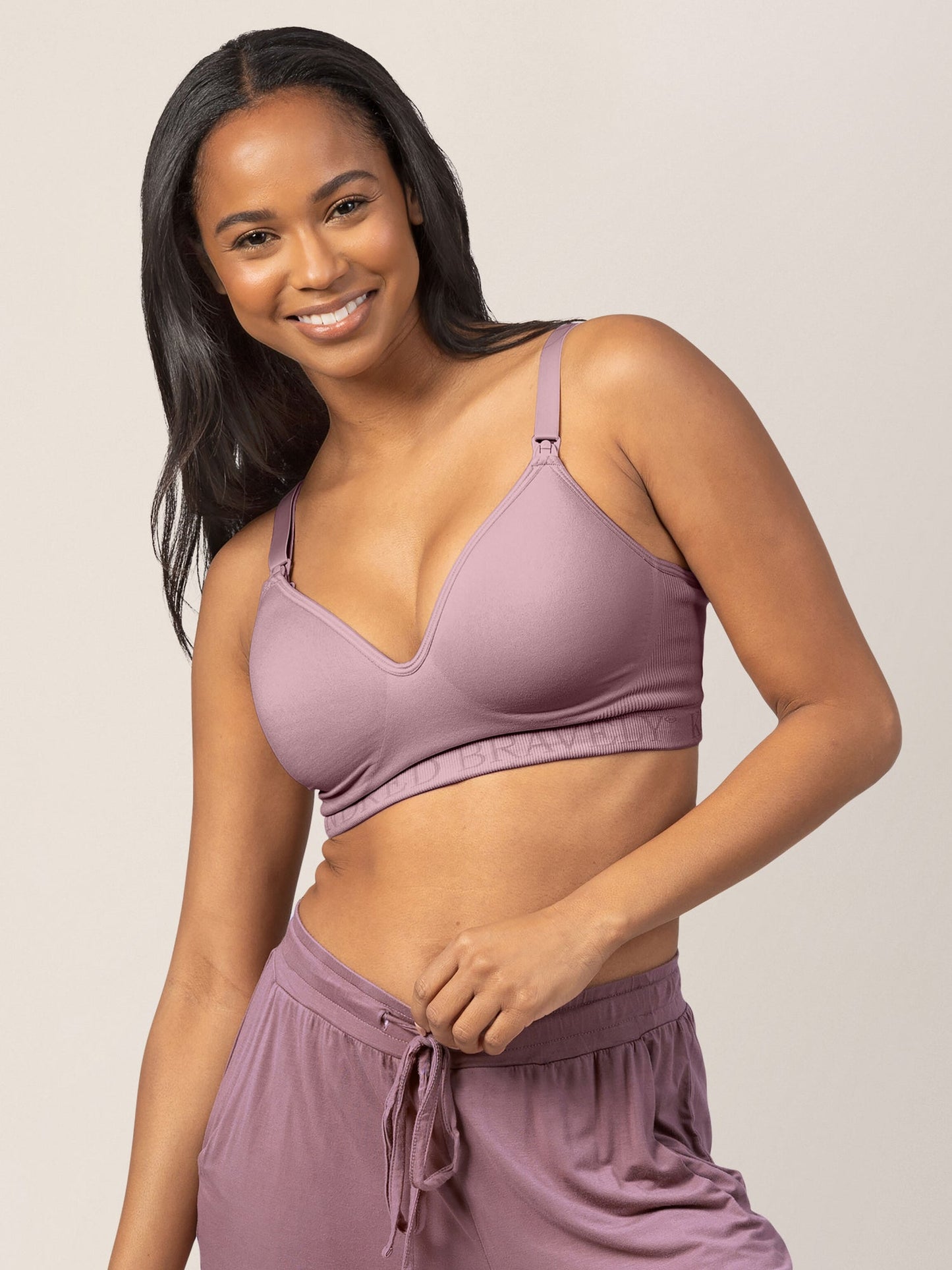Kindred Bravely Signature Sublime Contour Hands-Free Pumping & Nursing Bra Twilight