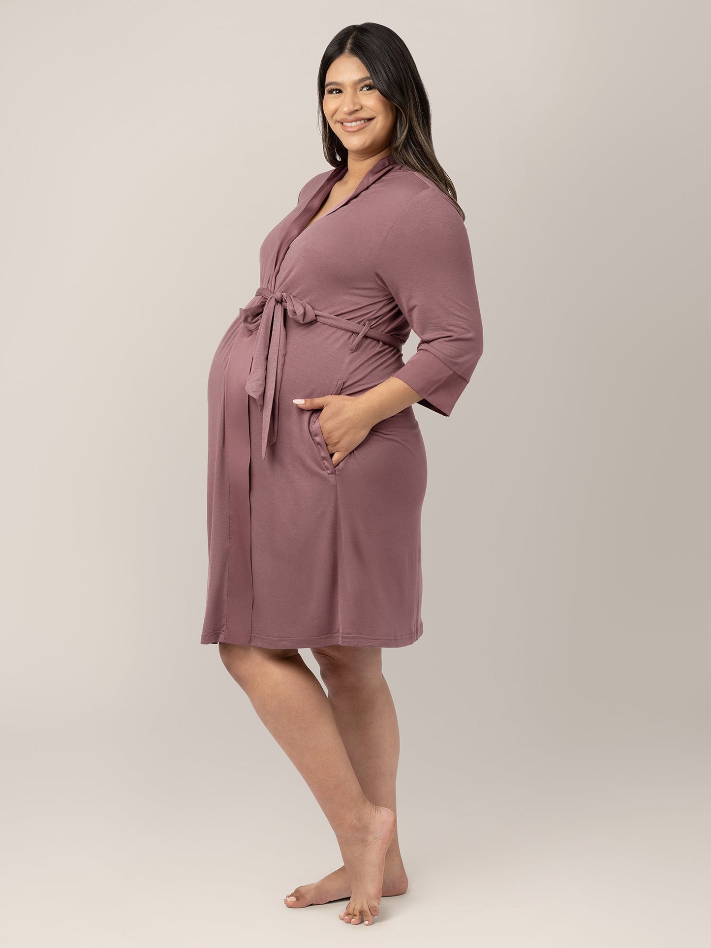 Kindred Bravely Emmaline Robe Twilight - Soft Maternity & Postpartum Robe