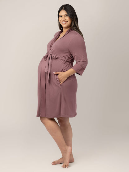 Kindred Bravely Emmaline Robe Twilight - Soft Maternity & Postpartum Robe