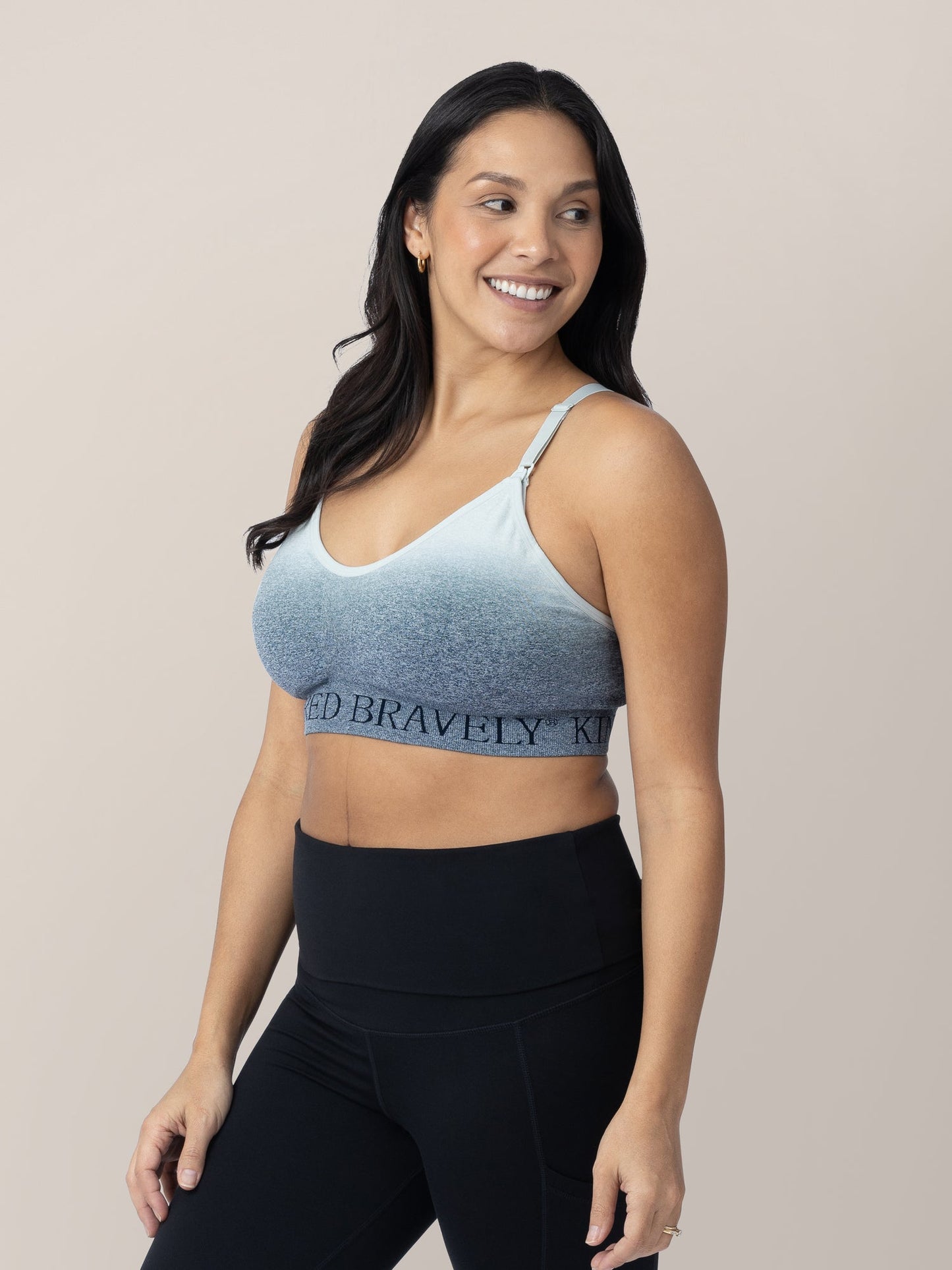 Kindred Bravely Sublime Nursing Sports Bra Ombre Storm