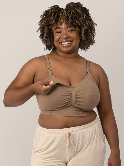 Kindred Bravely Sublime Hands-Free Pumping & Nursing Bra Latte