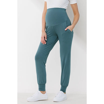 Rayon Modal Maternity Jogger Pant with Pockets