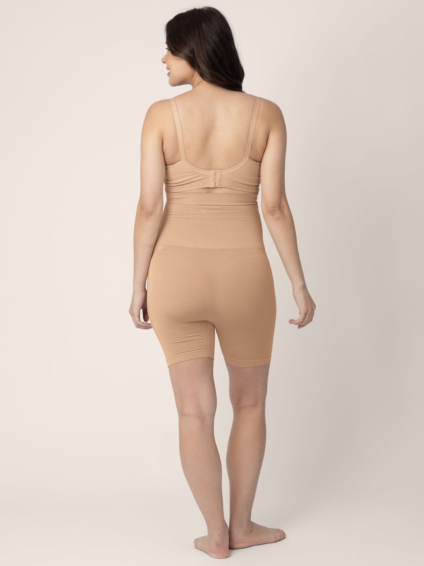 Kindred Bravely Seamless Bamboo Maternity No Rub Short Beige