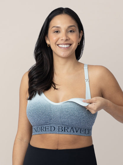 Kindred Bravely Sublime Nursing Sports Bra Ombre Storm