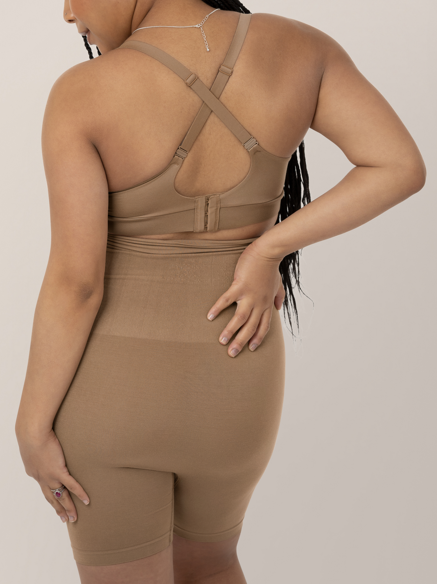 Kindred Bravely Minimalist Hands-Free Pumping & Nursing Bra Latte