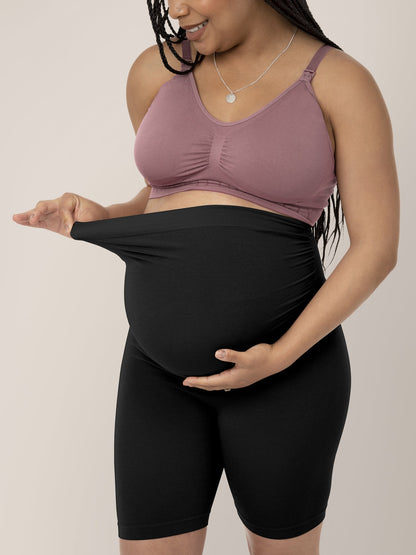 Kindred Bravely Seamless Bamboo Maternity No Rub Short Black