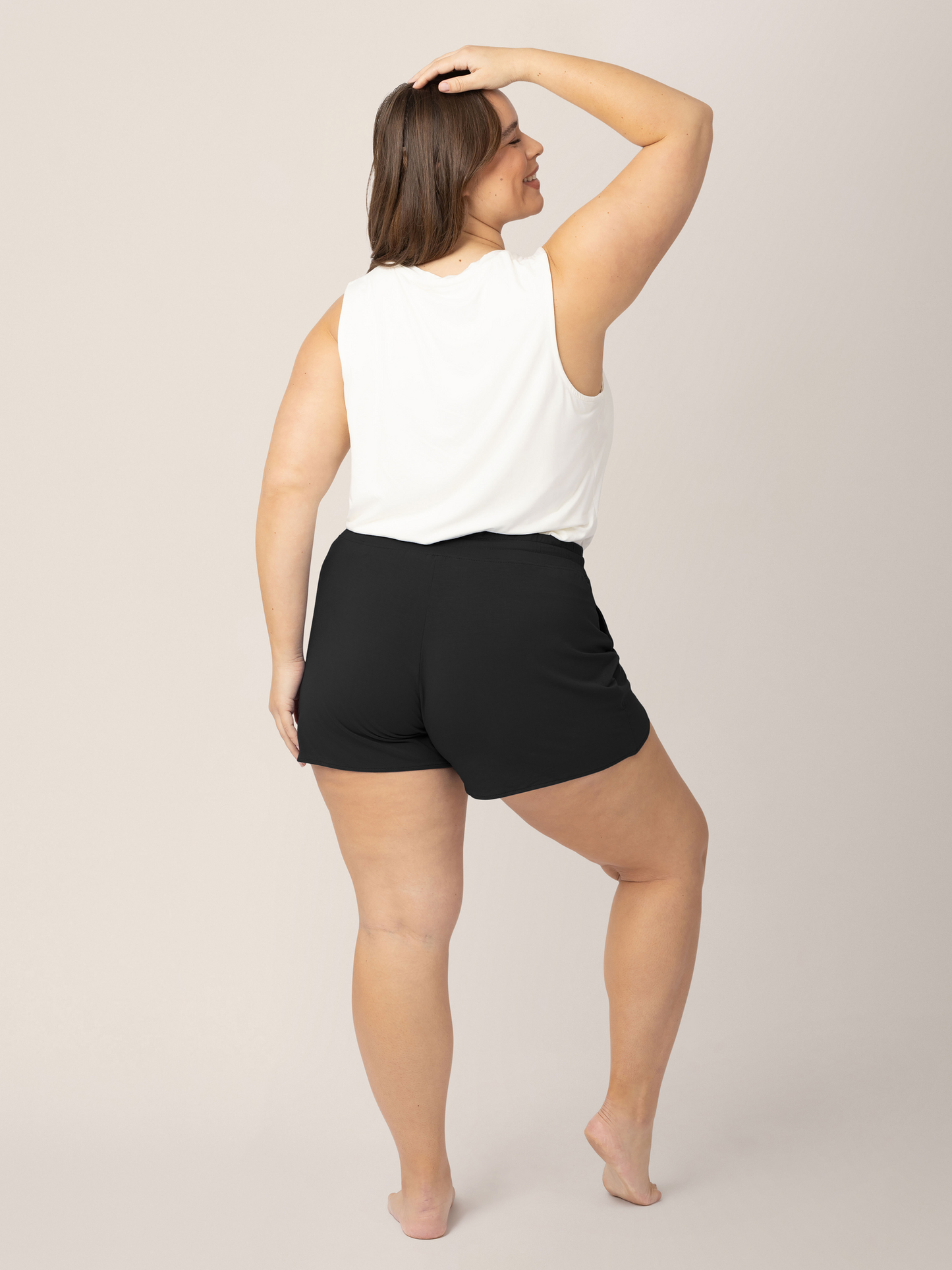 Kindred Bravely Bamboo Maternity & Postpartum Lounge Short Black
