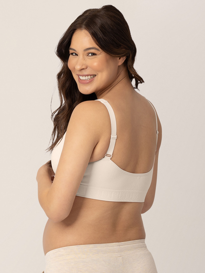 Kindred Bravely Sublime Adjustable Crossover Nursing & Lounge Bra Stone