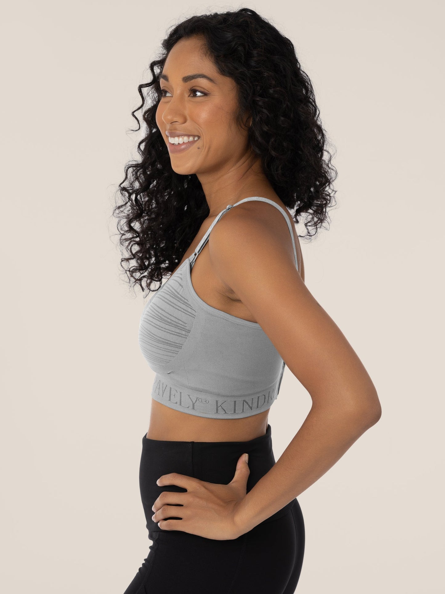 Kindred Bravely Sublime Hands-Free Pumping & Nursing Bra Grey
