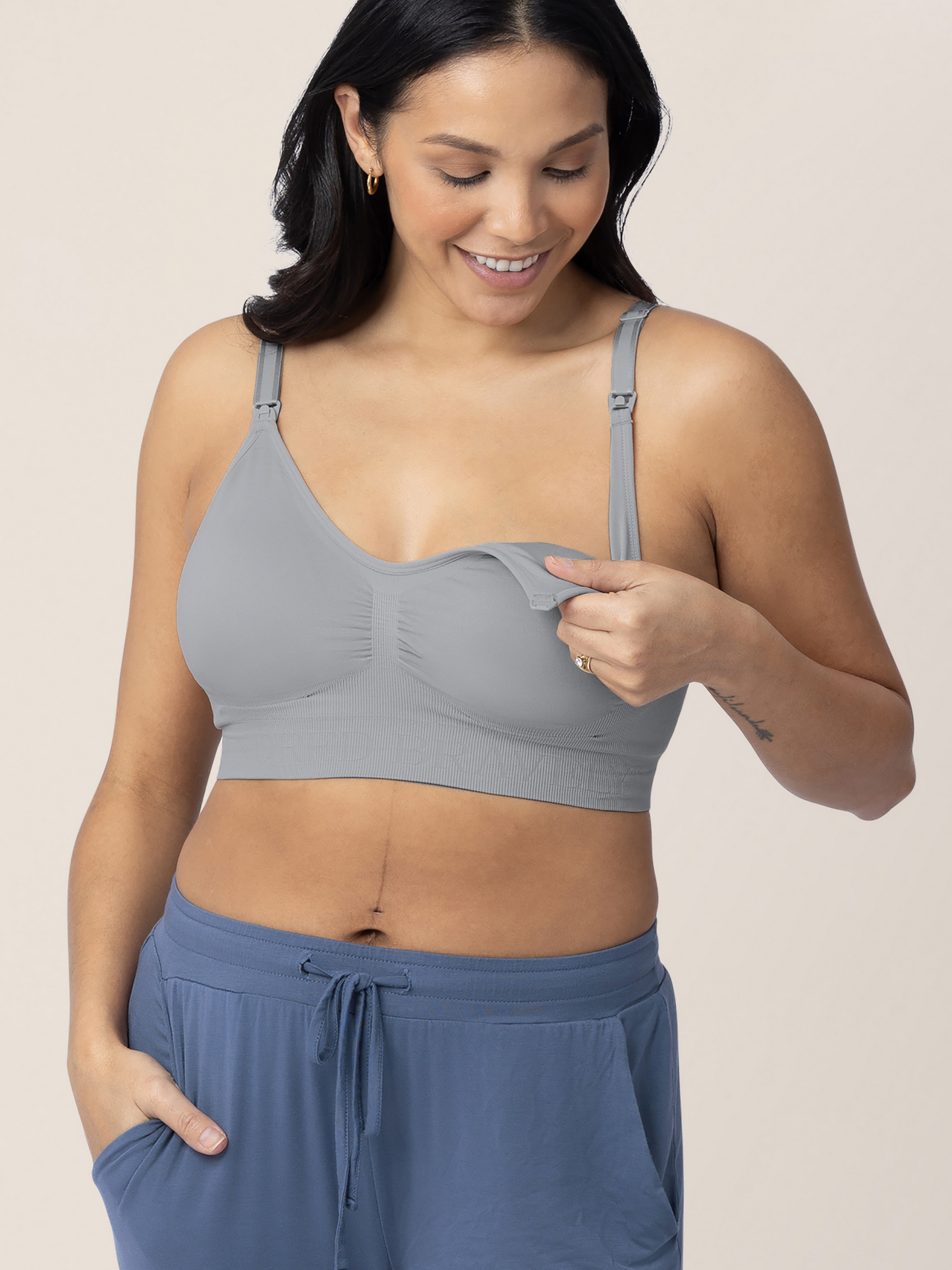 Kindred Bravely Simply Sublime Nursing Bra Grey