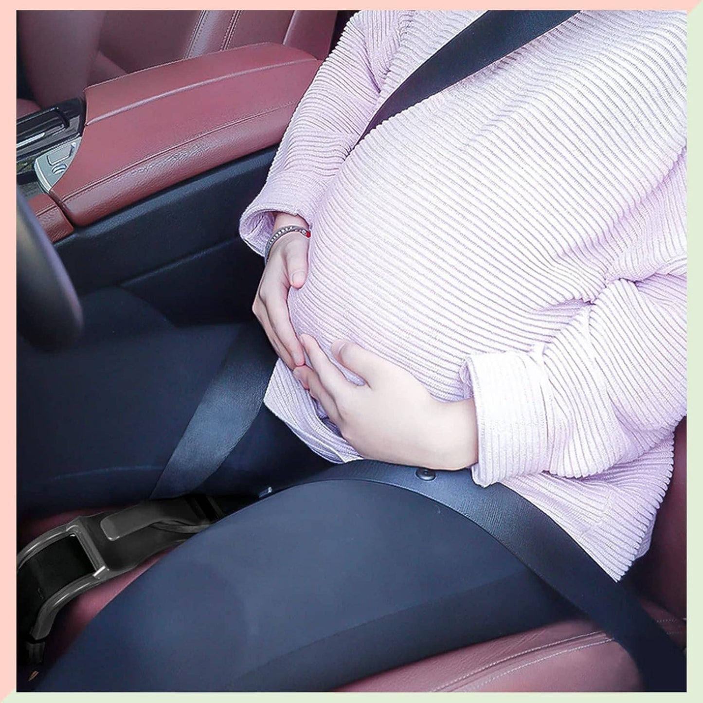 Pregnancy seat bump strap