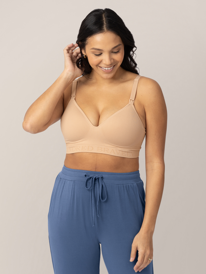 Kindred Bravely Signature Sublime Contour Maternity & Nursing Bra Beige